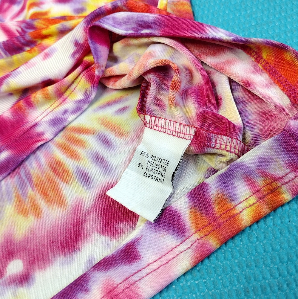 NWT BB Jeans Halter Neck Padded Top Fitted Multicolor Size L - Picture 8 of 9